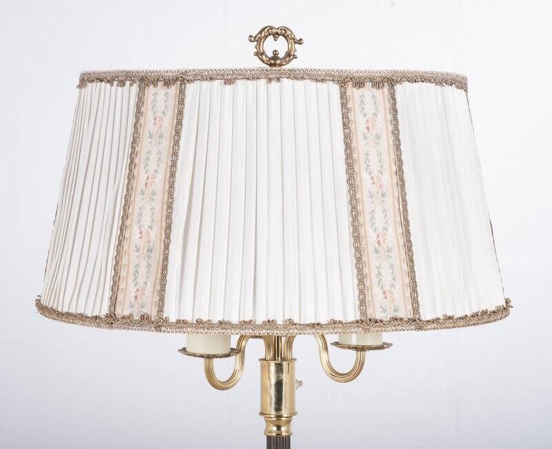 Danish 3-Arm Floor Lamp in Brass, 1960s