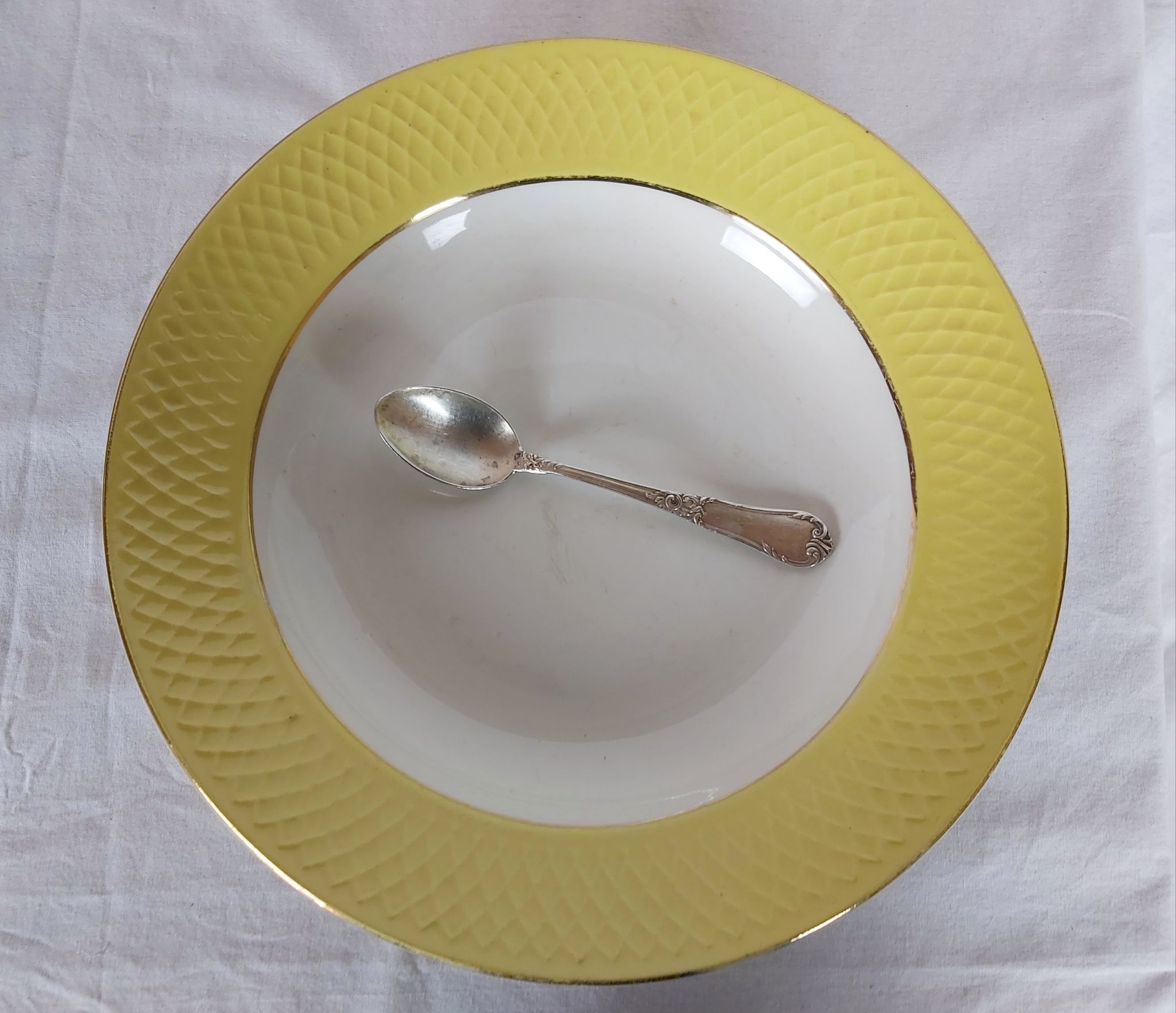 French vintage Orchies serving plate from  Moulin des Loups
