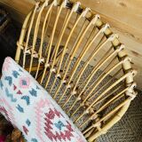 Rocking-chair en rotin pour enfant