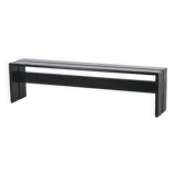 Solid pine bench, Les Arcs, circa 1973