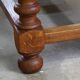 Early 20th century Danish Baroque coffee table solid oak