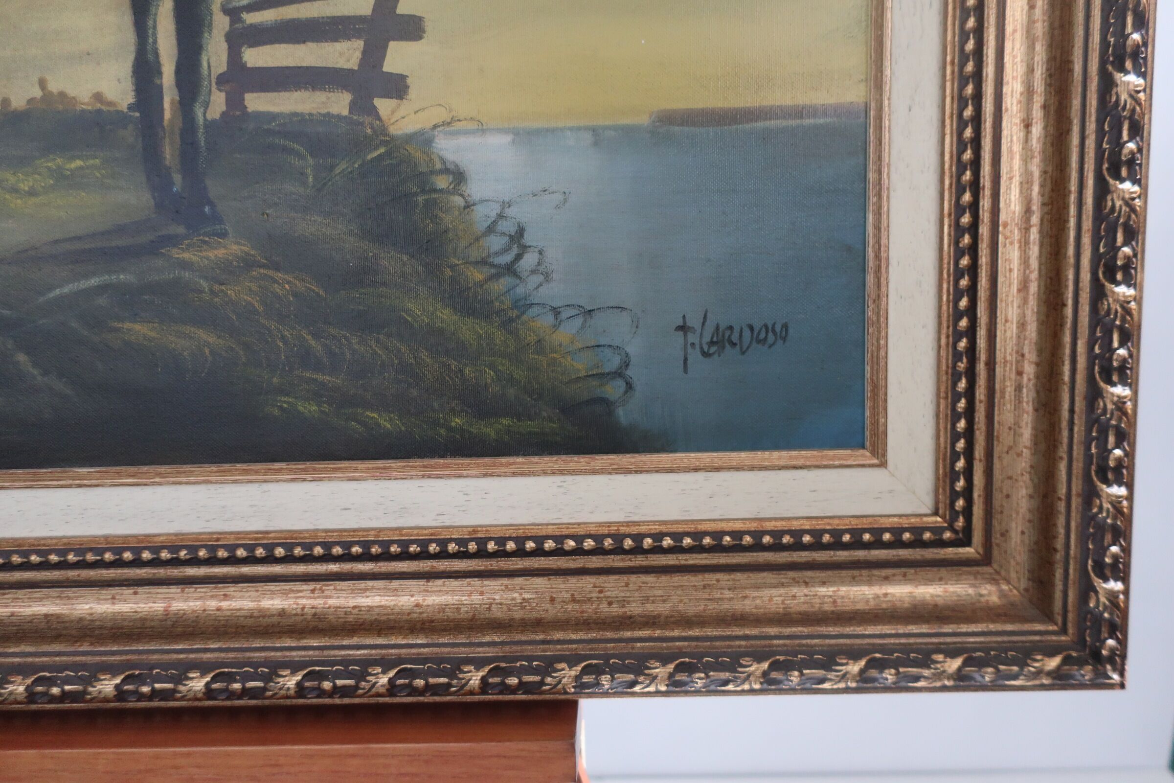 Oil painting - horses - painter teixeira cardoso.