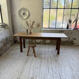 Walnut farmhouse table 2.10m from the 50s