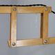 Mid-century adjustable wooden wall lamp with rattan shade, Lipta, 1970s