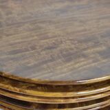Set of 6 wooden plates "Lapacho" from South America, 20 cm