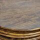 Set of 6 wooden plates "Lapacho" from South America, 20 cm