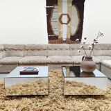 Vintage modular sectional sofa Laauser 'Ivory beige'
