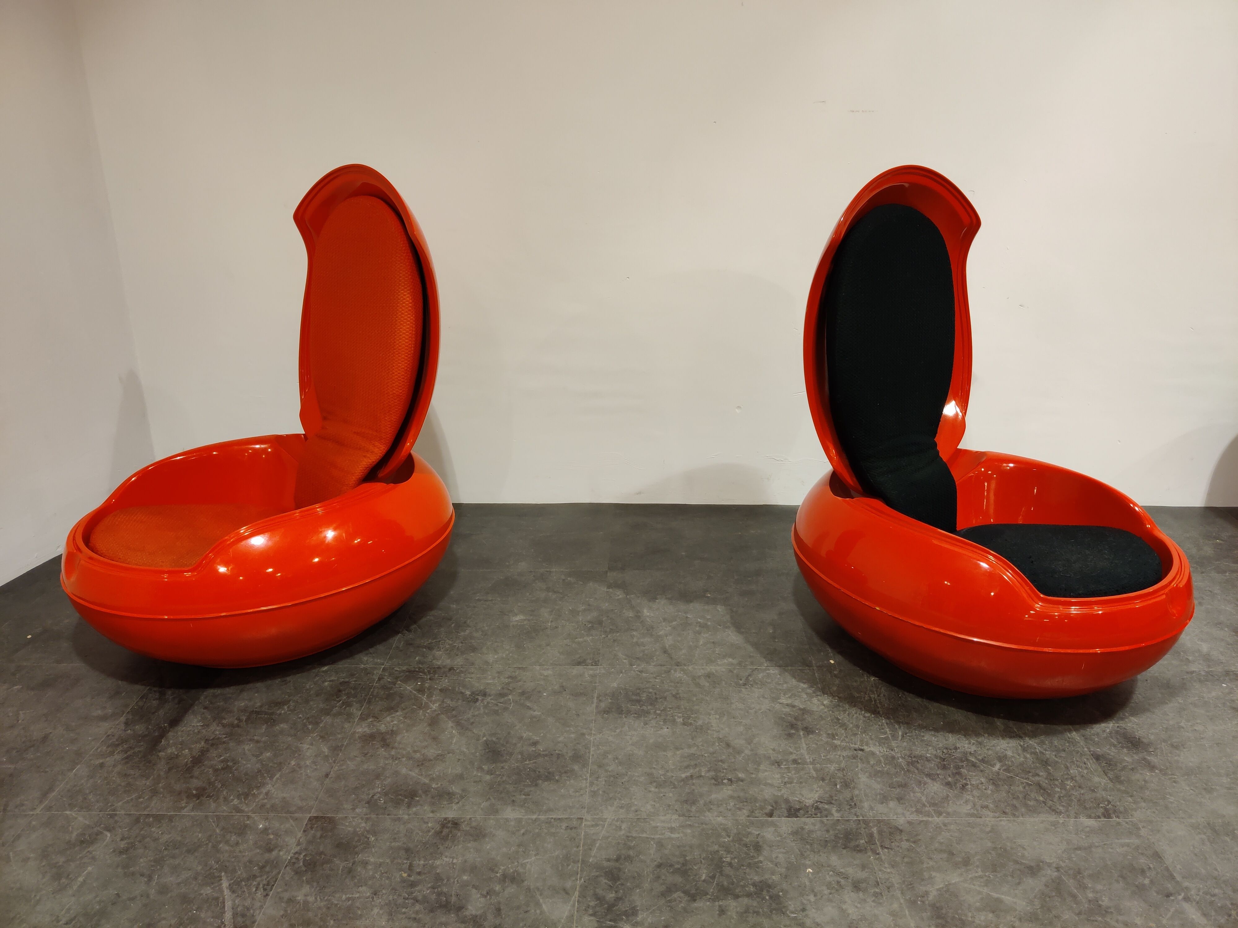 Peter Ghyczy egg chair set, 1960s