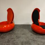 Peter Ghyczy egg chair set, 1960s