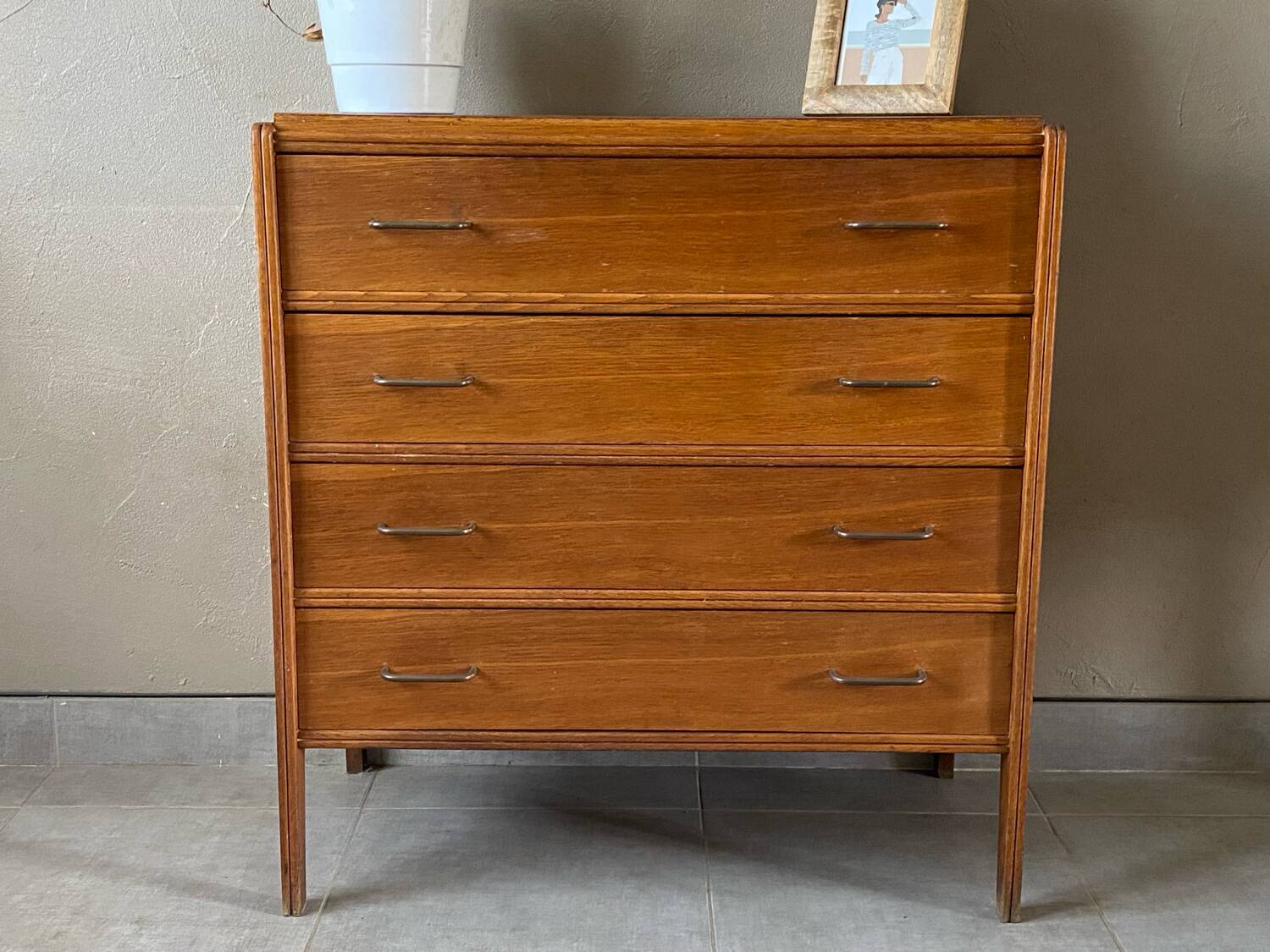 Commode vintage en chêne des années 60