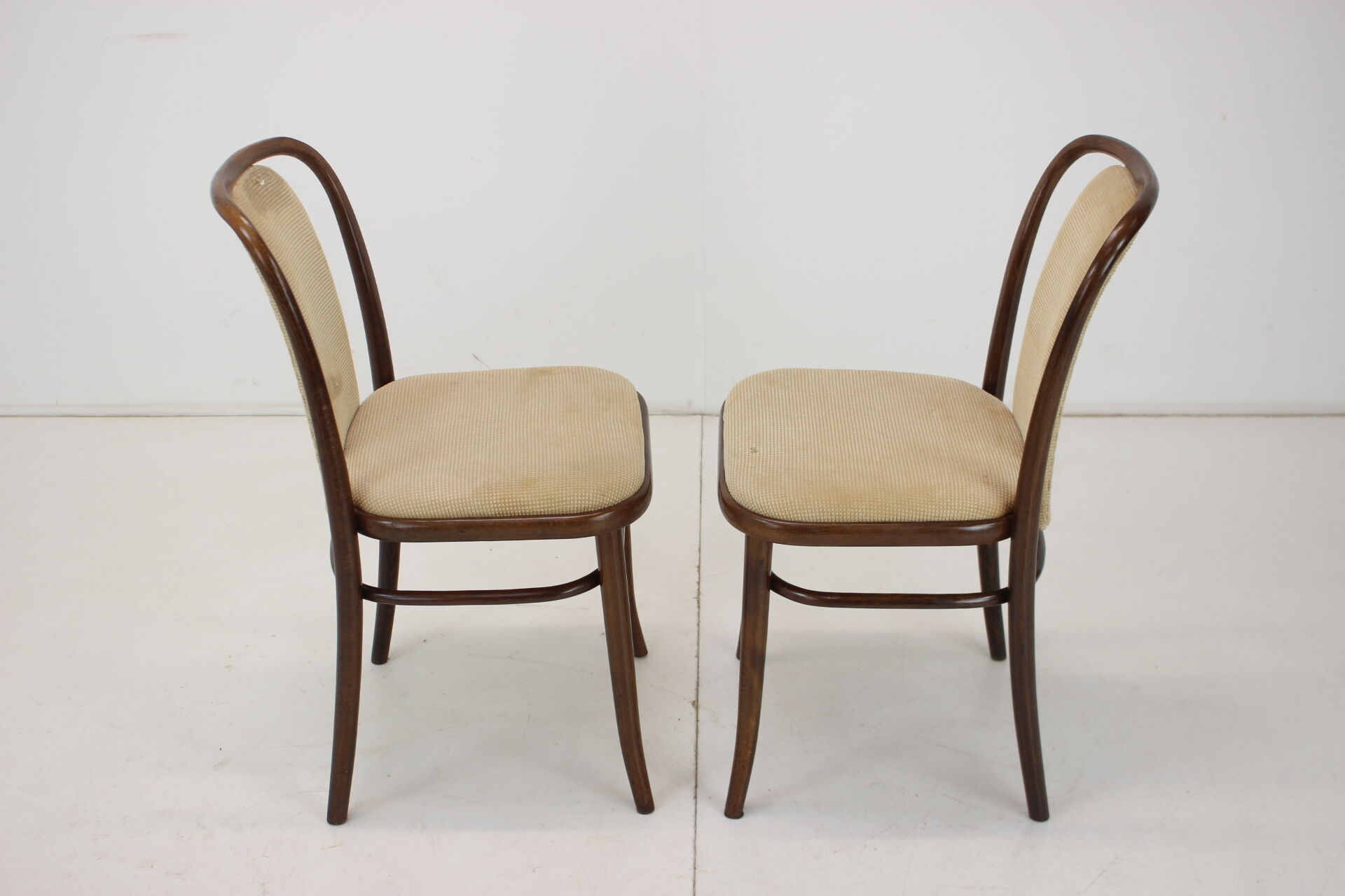 Set of Two Bentwood Chairs, Ton, 1980s