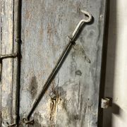 Pair of old shutters
