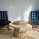 Table basse en travertin magnussen ponte