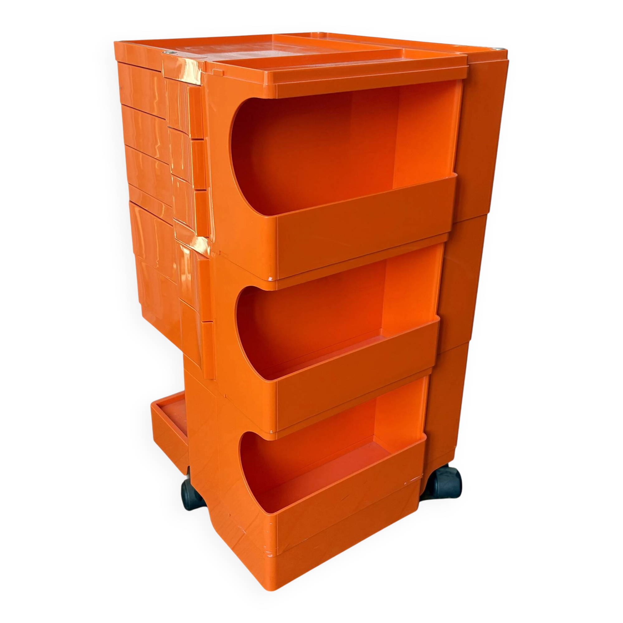 Boby B-Line trolley by Joe Colombo, Italian design 1970.