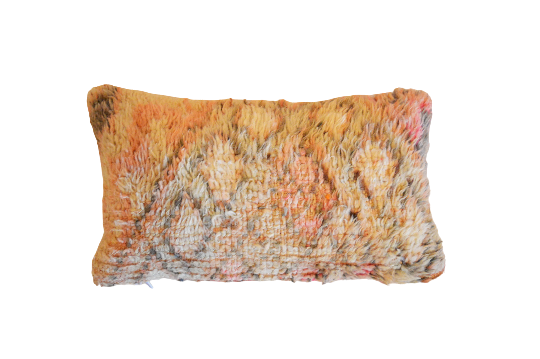 Colorful Moroccan carpet pillow 46x27cm