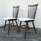 Paire de chaises baumann vintage 1960