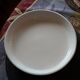 Vintage dessert plate in glazed ceramic with strawberry design, 1950s-1970s.