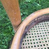 Thonet cane bistro chair