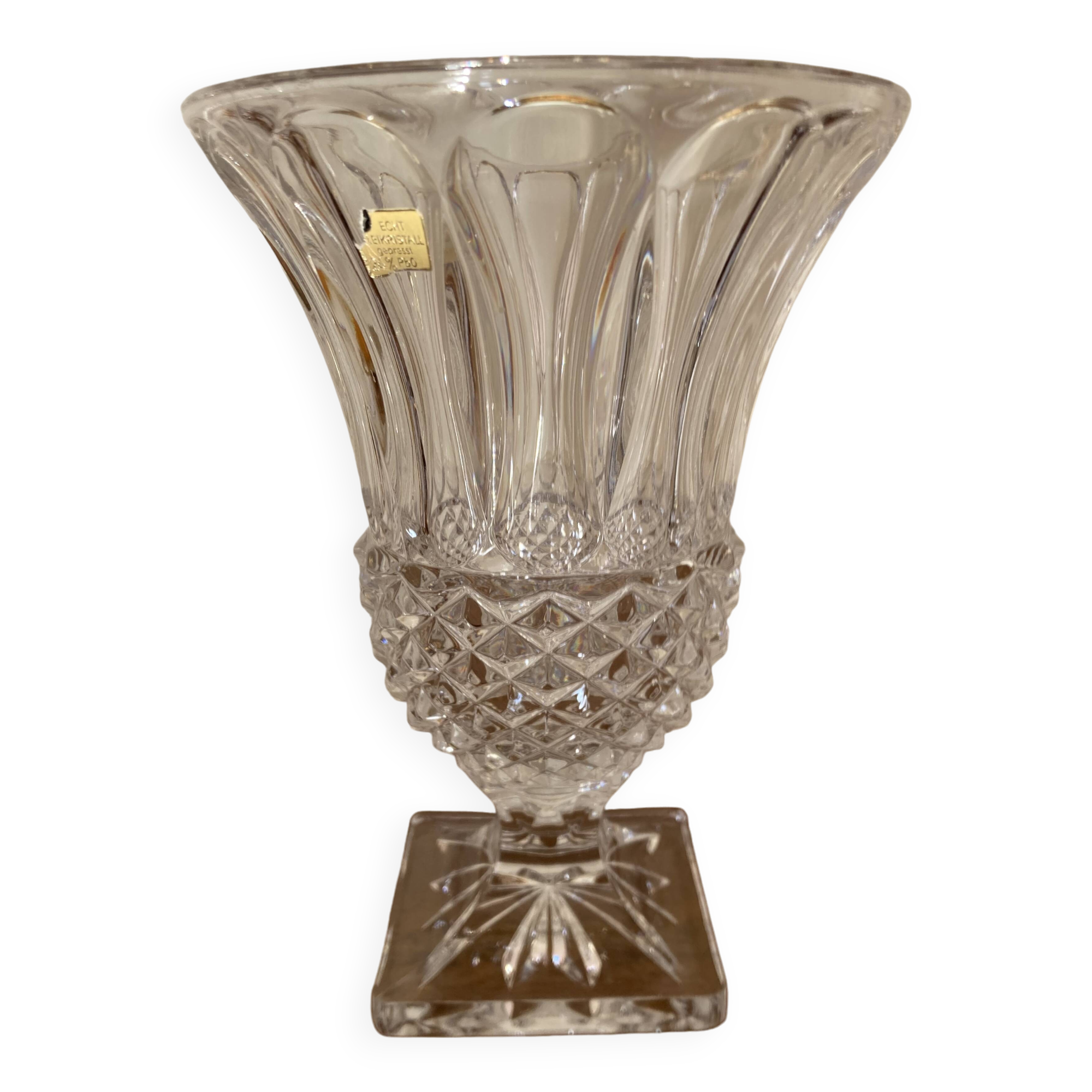 Medici crystal vase H23cm