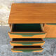 Scandinavian teak sideboard 3 drawers, 3 swing doors