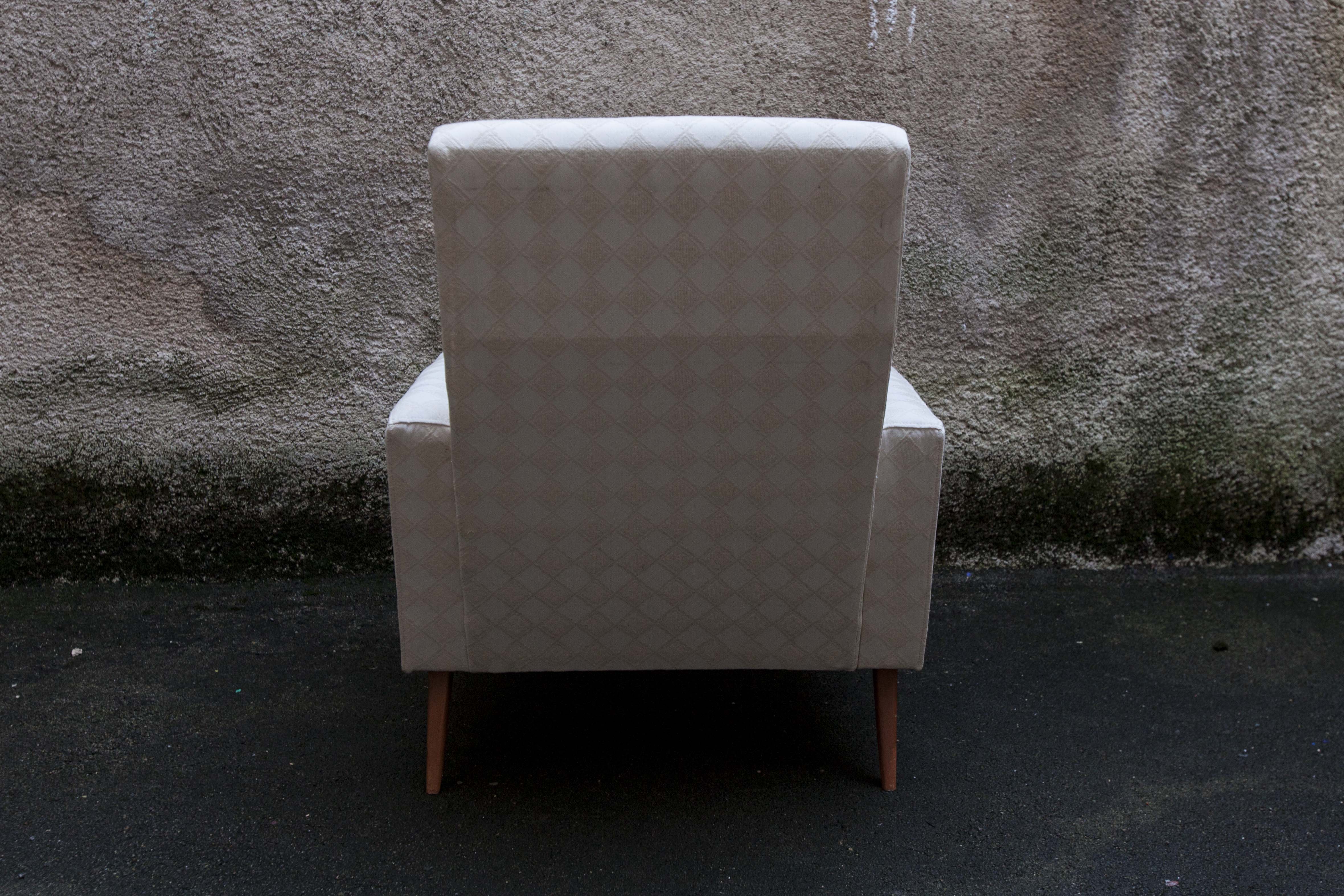 Pair of chairs 60s feet restored compass