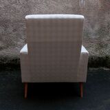 Pair of chairs 60s feet restored compass