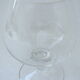 Suite of six glasses with alcohol, shape "cognac", in crystal