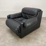 Leather convertible armchair from Dreipunkt, 1970s