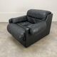 Fauteuil convertible cuir de Dreipunkt, années 70