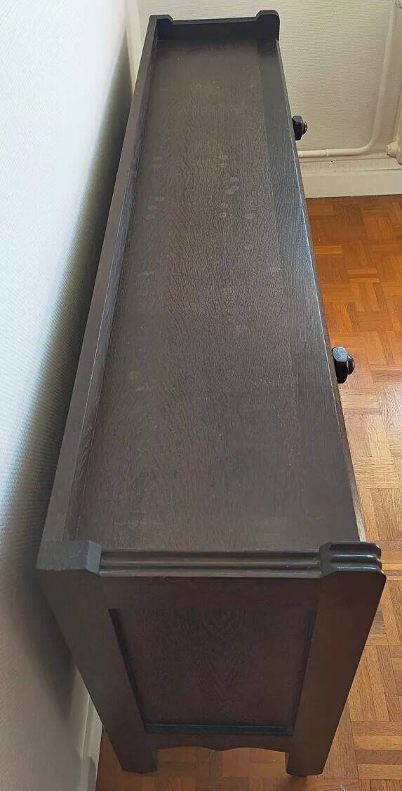 Enfilade Guillerme and Chambron in stained oak