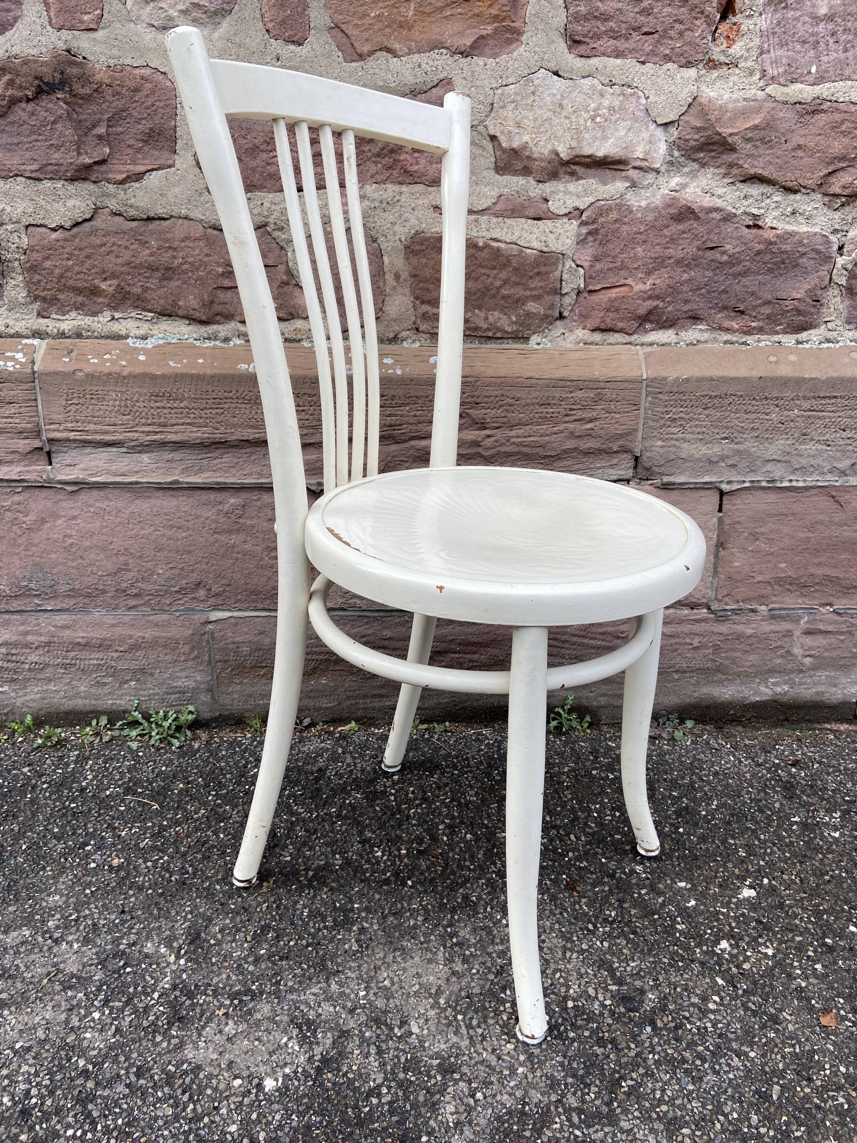 Viennese wooden chair Courbé Turke, 1900er