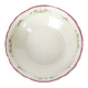 Earthenware salad bowl, Saint Amand & Hamage earthenware factory, Floreal pattern, French manufacturer