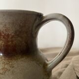 Vintage glazed ceramic water/orangeade carafe, 1950