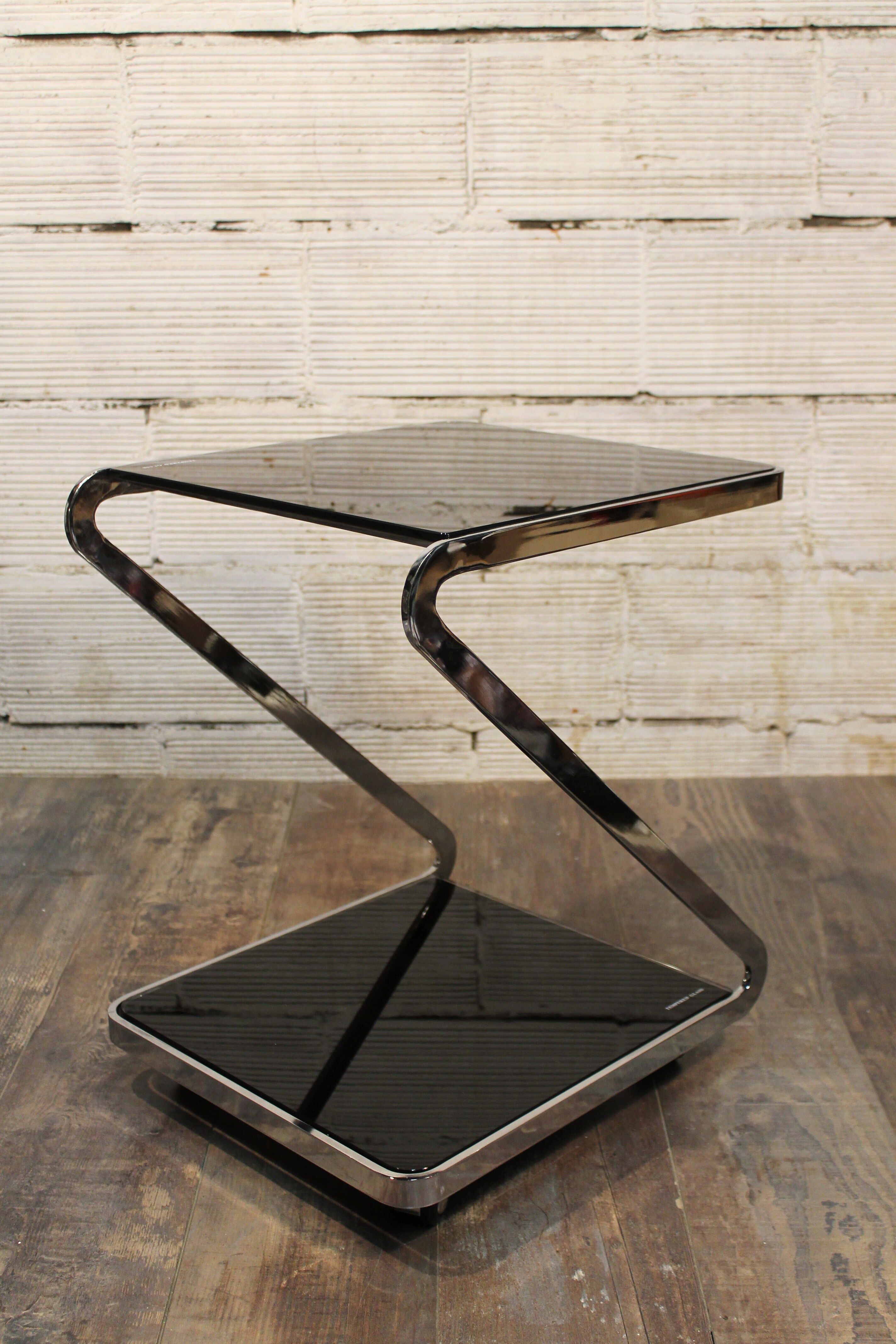 Design harness metal & glass 70s