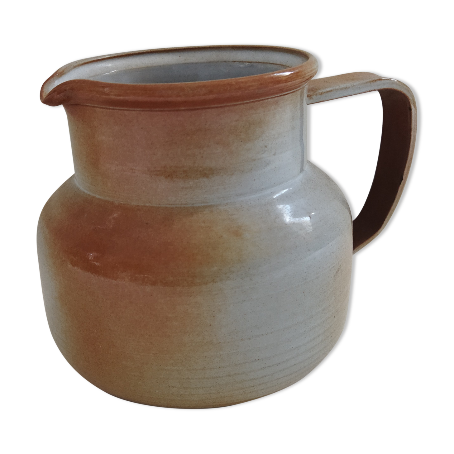 Montgolfier stoneware pitcher