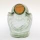 Old molded glass wine decanter