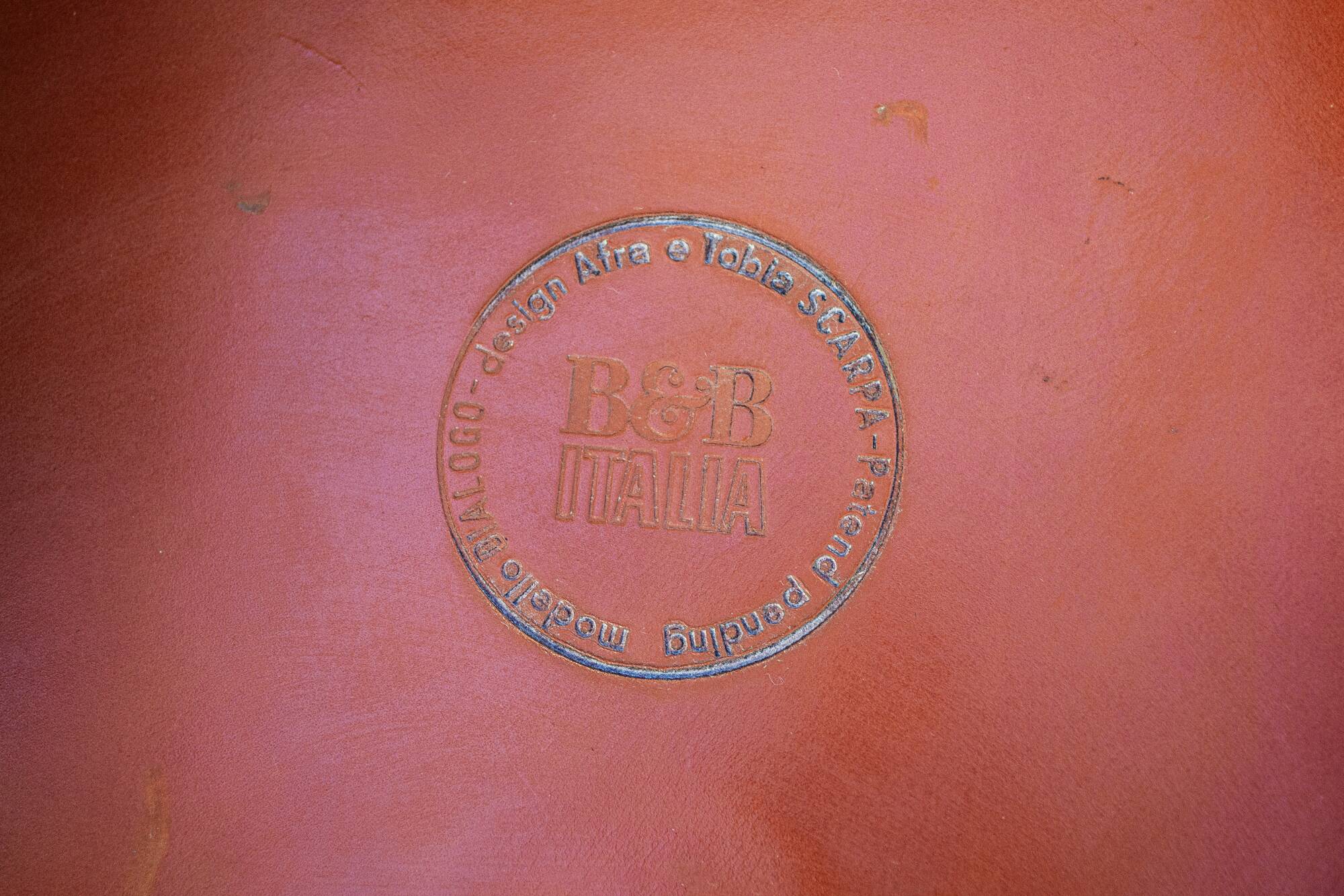 Poltroncina Dialogo di Tobia & Afra Scarpa for B&B, 1973