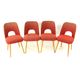 Vintage Dining Chairs By Oswald Heardtl For Ton, Czechoslovakia 1960s, Set