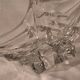 Cut crystal bowl signed daum france a459