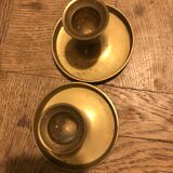 Brass candlestick duo