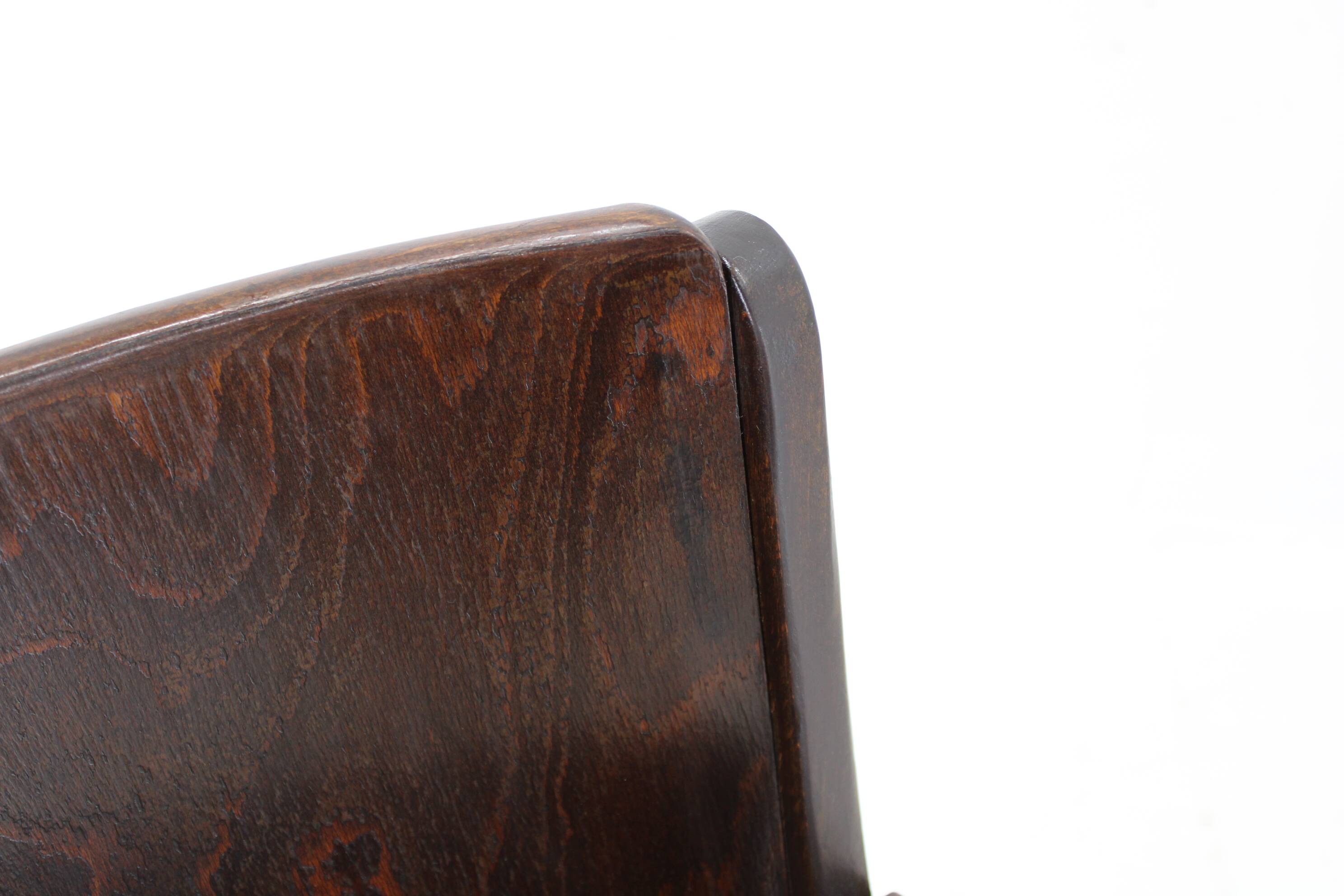 1970 two seater cinema bench by ton, czechoslovakia