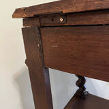 Console or turned wooden service table