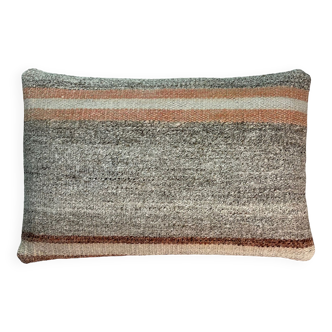 Housse de coussin kilim turc vintage, 30 x 50 cm