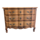 Curved 3-drawer commode in Louis XV style