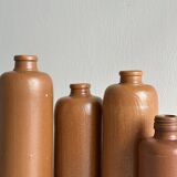 Set of old stoneware bottles