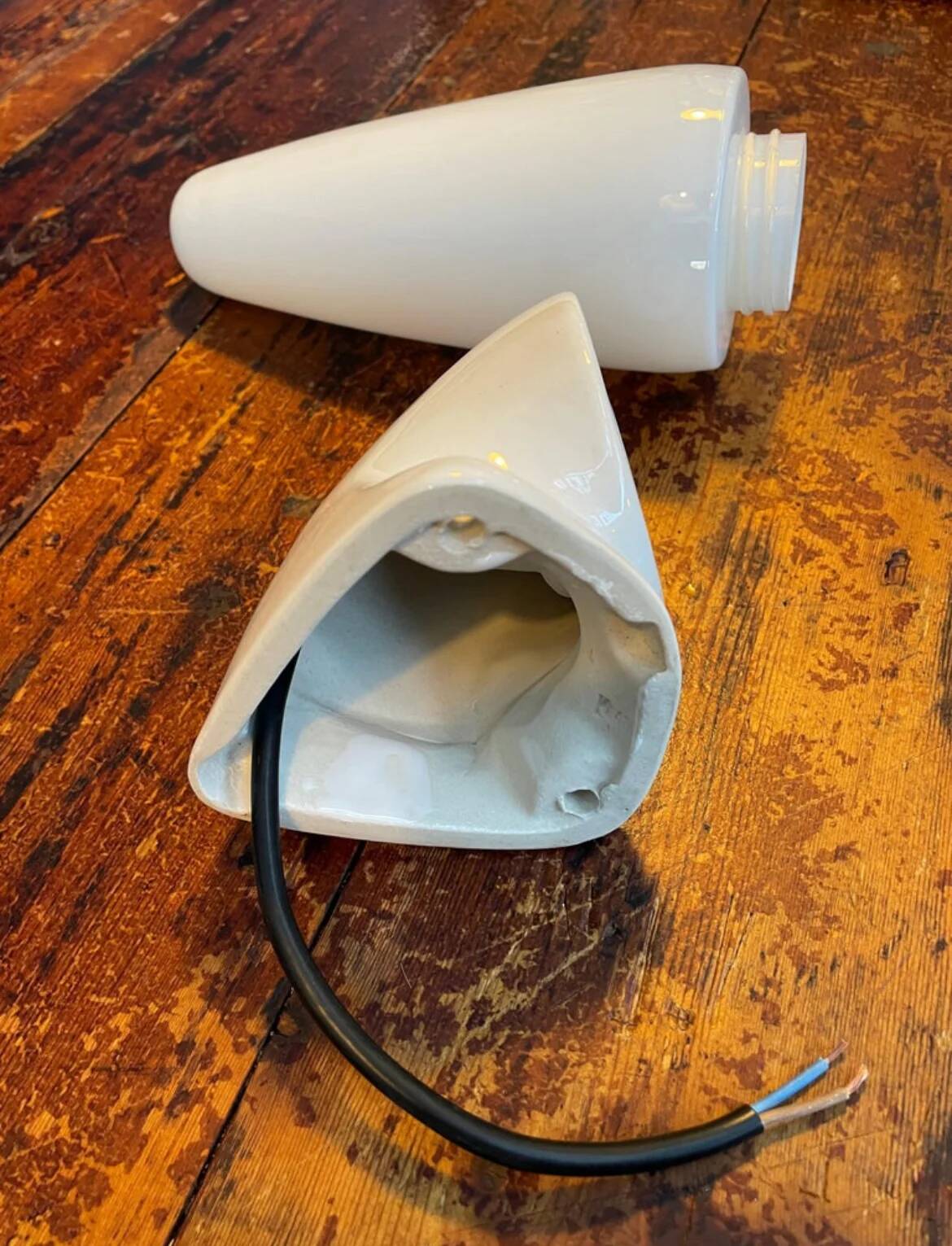 Vintage Ifö of Sweden ceramic bathroom lamps - 1960s - Sigvard Bernadotte