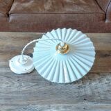 Vintage pleated pendant light