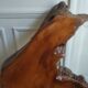 Exotic wood armchair