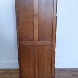 chest of drawers oak five drawers 1950s