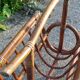 Rattan magazine rack 70s